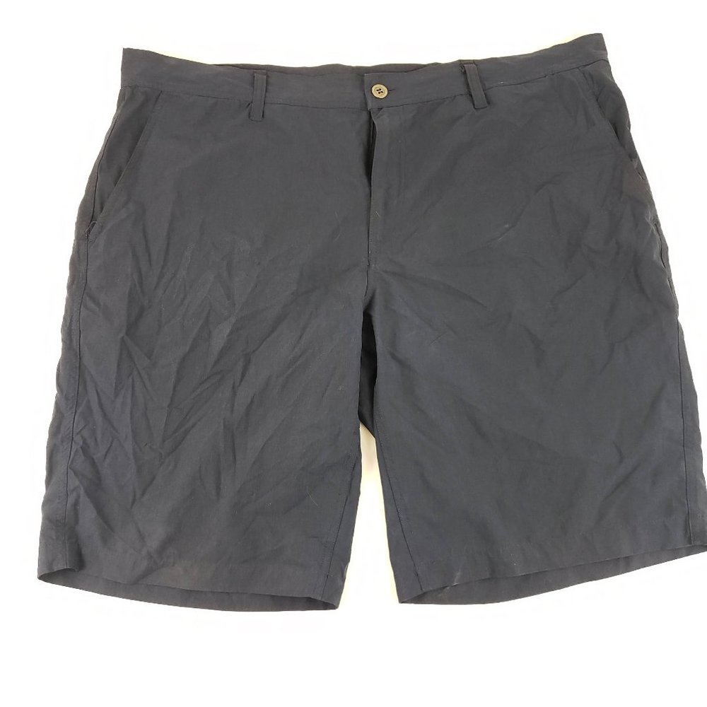 Cool Keep Blue Stretch Flat Front Shorts